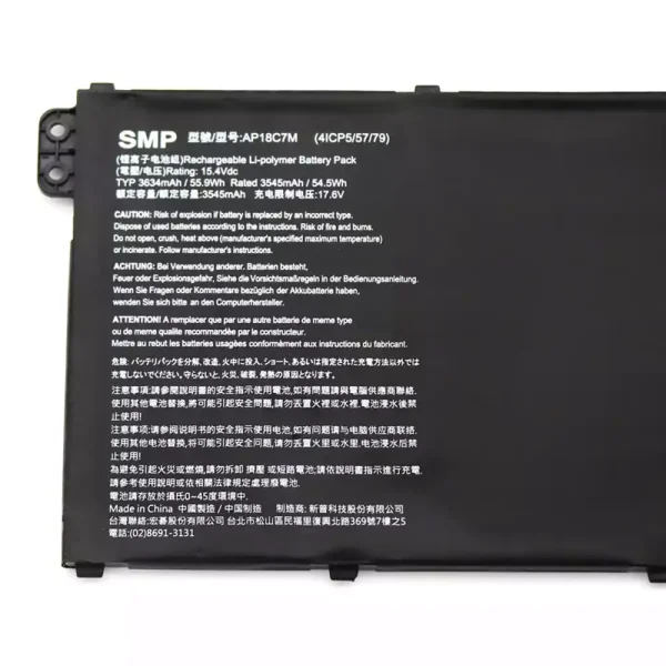 Baterai Laptop Original ACER AP18C7M AP18C7K - Image 3