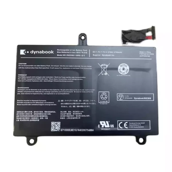 Baterai Laptop Original TOSHIBA DYNABOOK PA5330U-1BRS