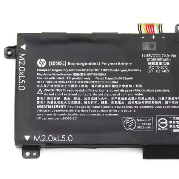 Baterai Laptop Original HP TPN-Q236 TPN-Q238, HSTNN-DB9U L84392-005 84356-2C1 - Image 3