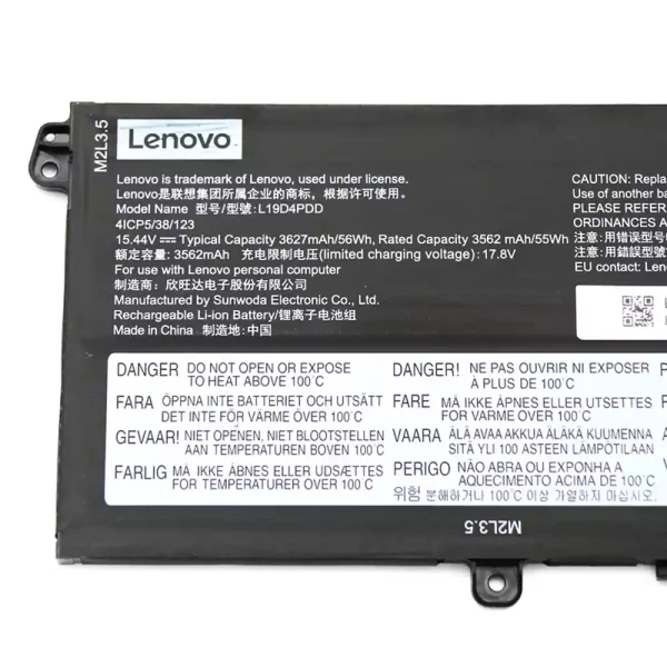 Baterai Laptop Original LENOVO ThinkBook 13s 14s G2 ITL - Image 3