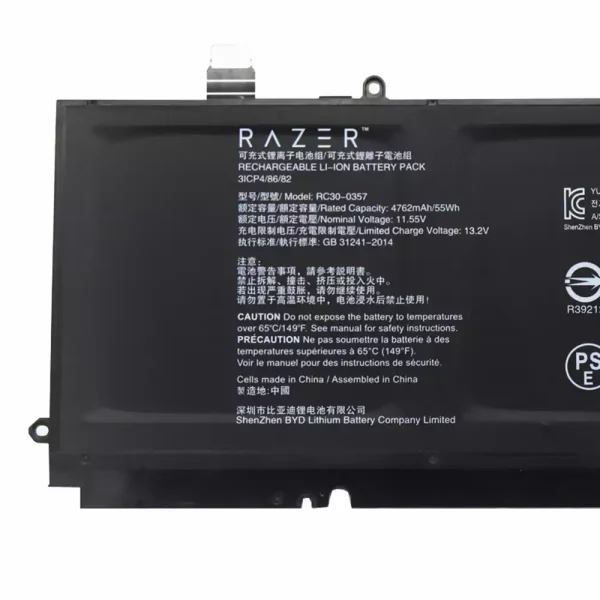 Baterai Laptop Original RC30-0357 RZ09-0357 Razer book 13 - Image 3