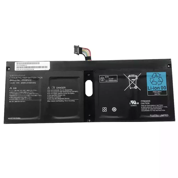 Baterai Laptop Original FUJITSU FPCBP412 FPB0305S Lifebook U904