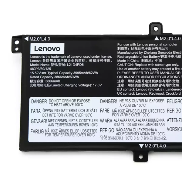 Baterai Laptop Original LENOVO Thinkbook 14 G4+ IAP - Image 3