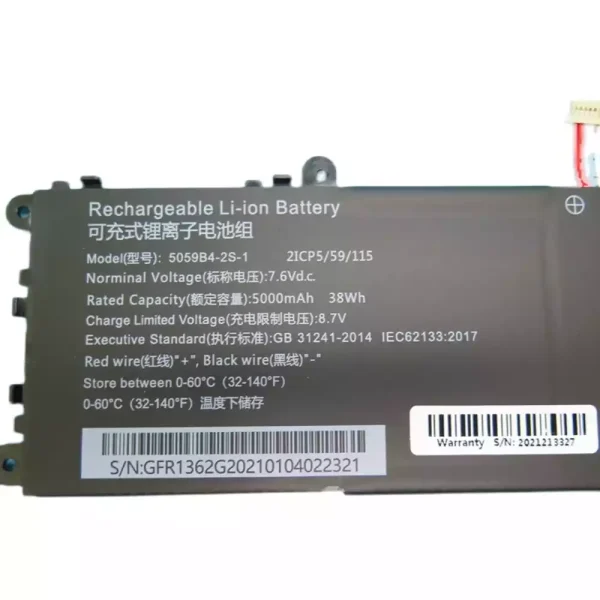 Baterai Laptop Original 5059B4-2S-1 - Image 3