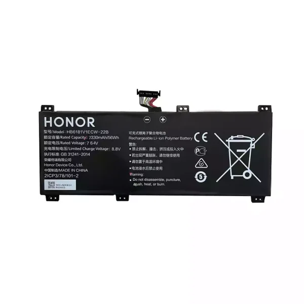 Baterai Laptop Original HONOR HB6181V1ECW-22A,HB6181V1ECW-22B