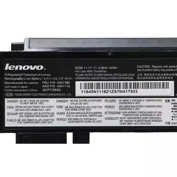 Baterai Laptop Original LENOVO 45N1119 45N1118 45N1765 45N1116 X230S X240S - Image 3