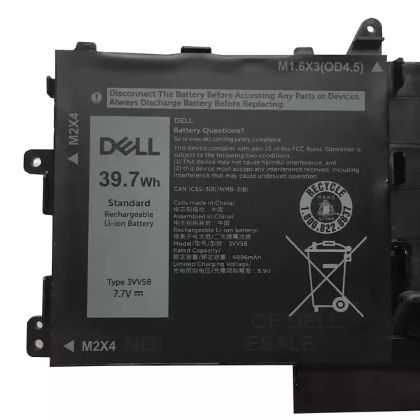 Baterai Laptop Original DELL 3VV58,Latitude 9420 2-in-1 - Image 2