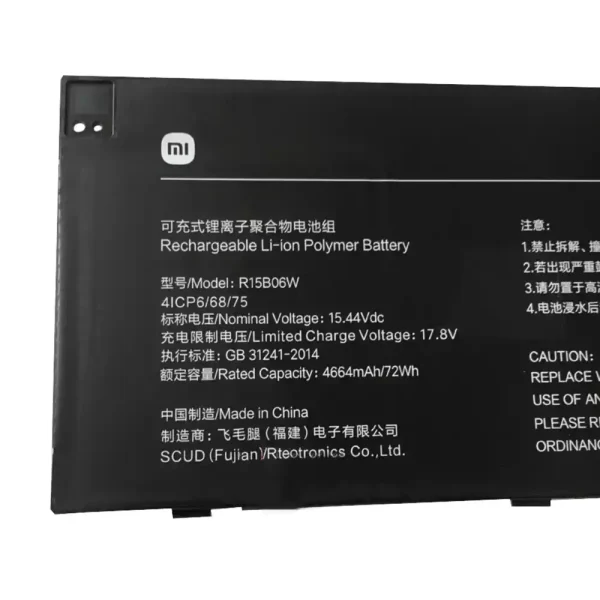 Baterai Laptop Original XIAOMI Mi R15B06W - Image 2