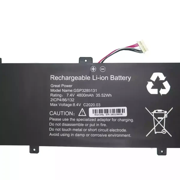 Baterai Laptop Original GSP3285131 U3285131P-2S1P U3285131PV-2S - Image 2