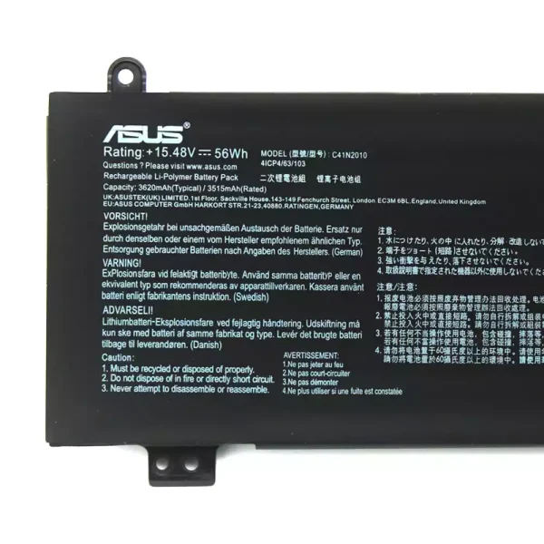 Baterai Laptop Original ASUS C41N2010 - Image 3