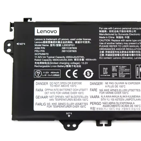 Baterai Laptop Original LENOVO Vilboz14,SB11B36303 SB11B36307 5B11C87807 - Image 3