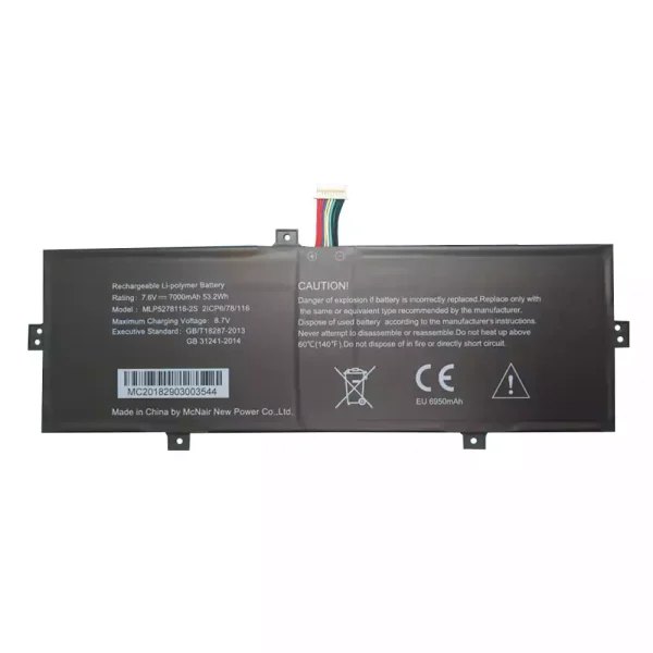 Baterai Laptop Original MLP5278116-2S