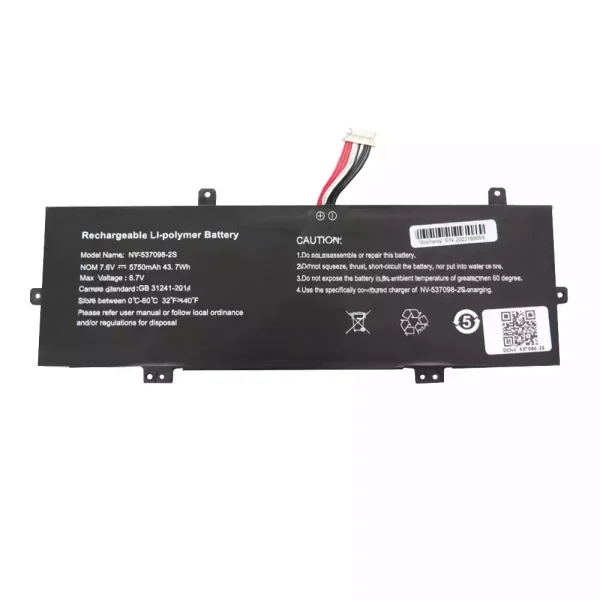 Baterai Laptop Original NV-537098-2S