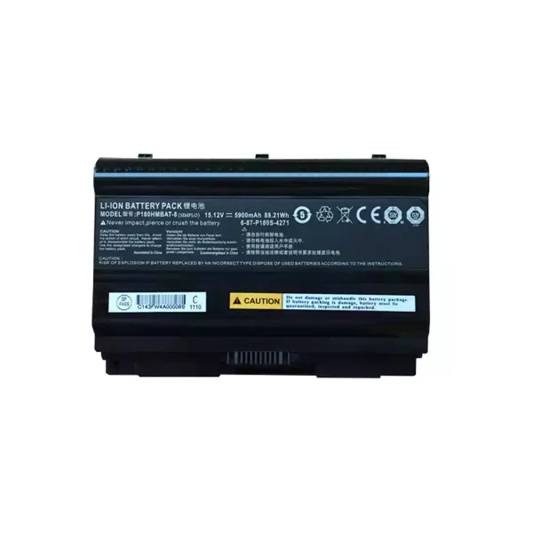 Baterai Laptop Original CLEVO P180HMBAT-8 6-87-P180S 6-87-P180S-4271