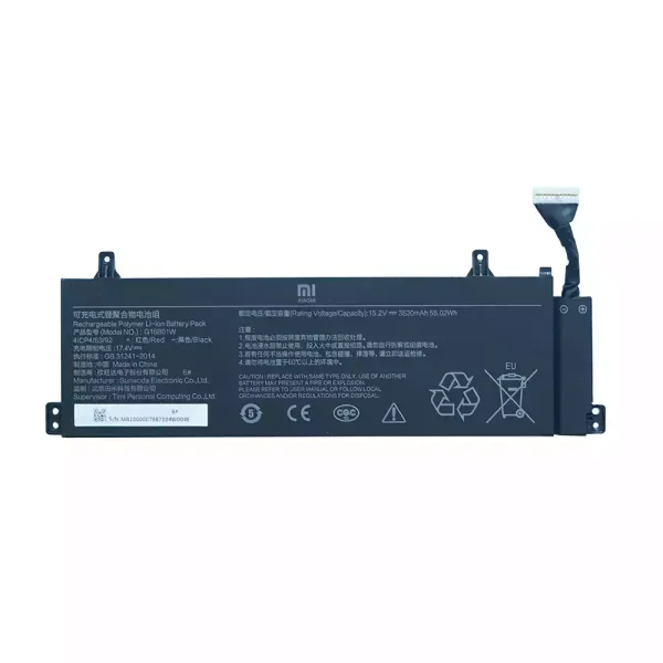 Baterai Laptop Original XIAOMI G16B01W,Redmi G 16.1