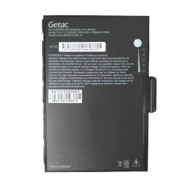 Baterai Laptop Original Getac BP3S1P2100S-01 K120 441142000003 441142000019