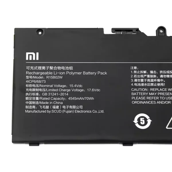 Baterai Laptop Original XIAOMI R15B02W - Image 3