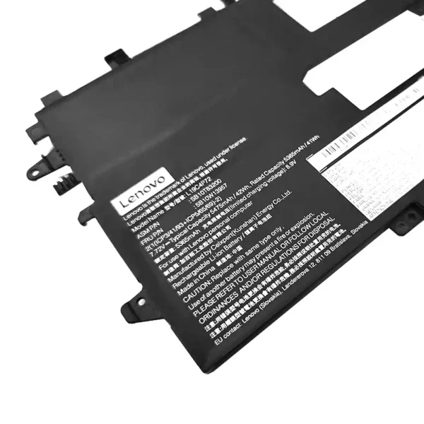 Baterai Laptop Original LENOVO L19C4P72 SB10T83200 5B10W13957,Thinkpad X1 Titanium - Image 3