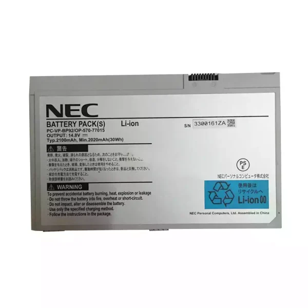 Baterai Laptop Original NEC PC-VP-BP92 OP-570-77015