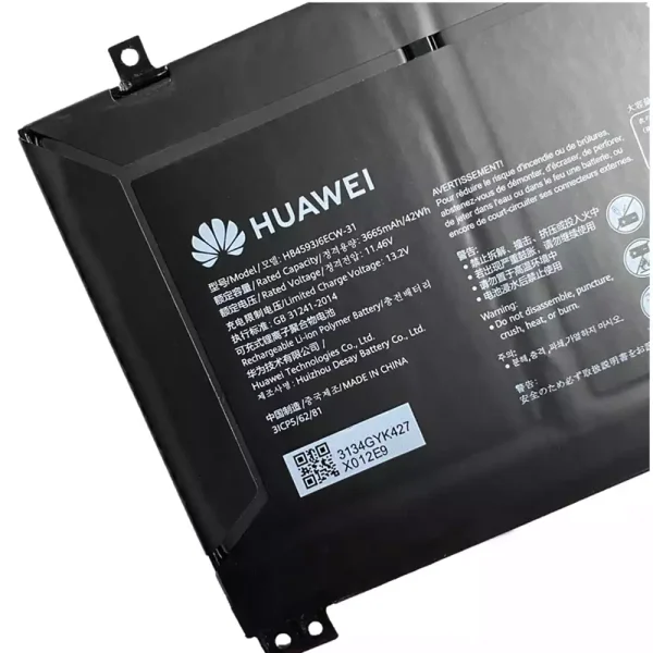 Baterai Laptop Original HUAWEI HB4593J6ECW-31 - Image 3