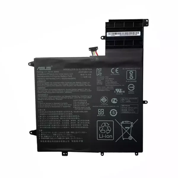 Baterai Laptop Original ASUS C21N1624