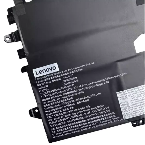 Baterai Laptop Original LENOVO Thinkpad X1 Titanium,SB10T83208 SB10T83209 5B10W13965 5B10W13966 - Image 3