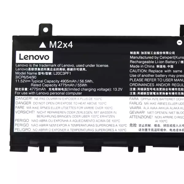 Baterai Laptop Original LENOVO L20D3PF0 L20C3PF1 L20M3PF1 - Image 3