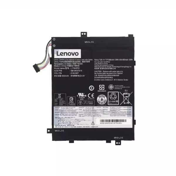 Baterai Laptop Original LENOVO L17M2P51 SB10K97614 01AV467