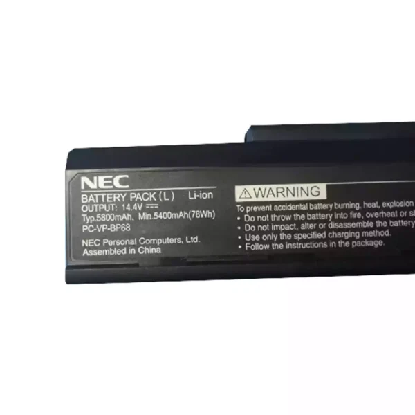 Baterai Laptop Original NEC PC-VP-BP68 - Image 2