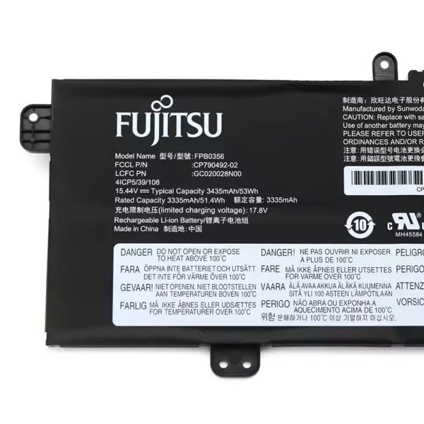 Baterai Laptop Original Fujitsu FPB0356 GC020028N00 CP790492-02 - Image 3