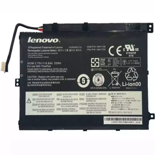 Baterai Tablet Original LENOVO ThinkPad Tablet 10