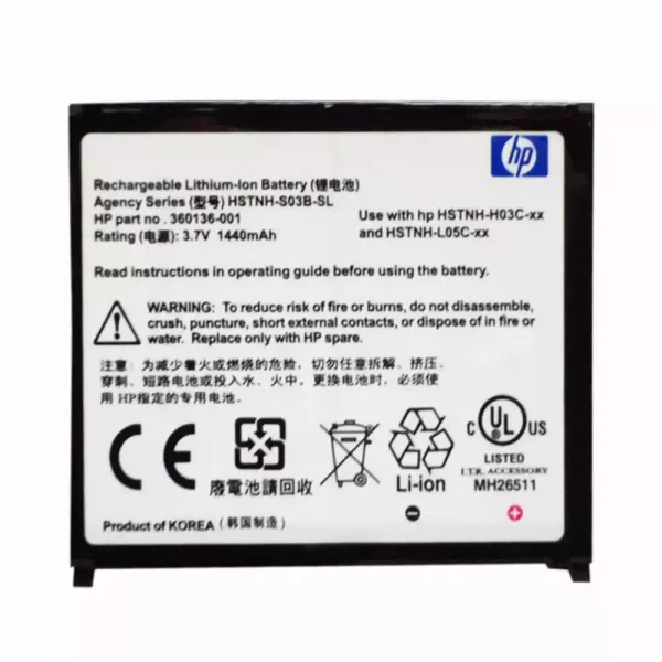 Baterai Tablet Original HP 364401-001,360136-001