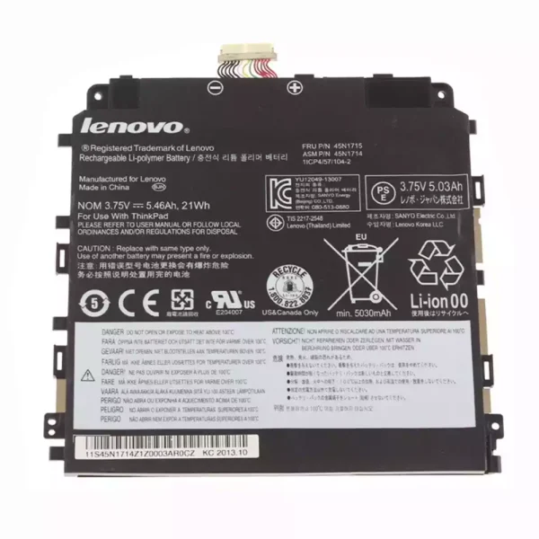 Baterai Tablet Original LENOVO Thinkpad 8