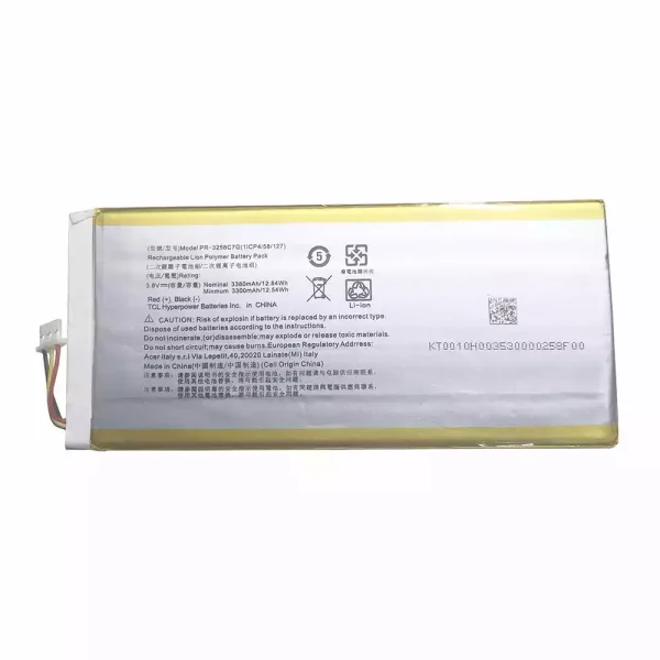 Baterai Tablet Original Acer PR-3258C7G,A1-734,B1-733