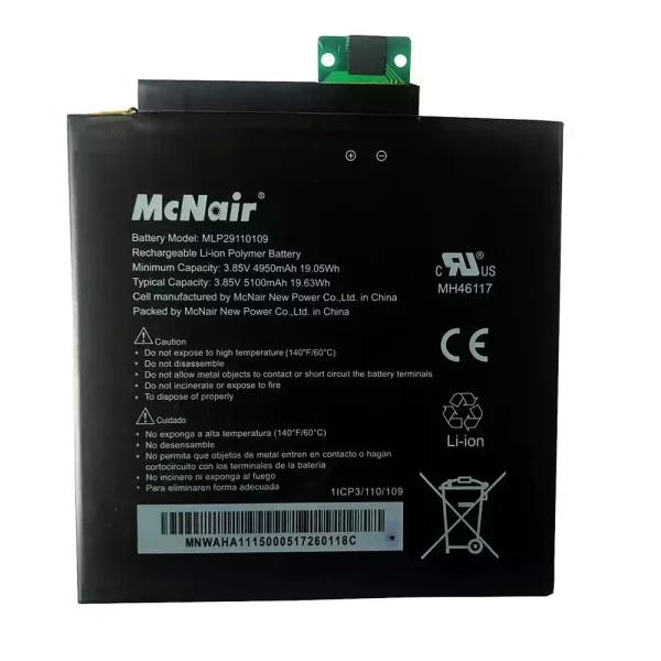 Baterai Tablet Original McNair MLP29110109