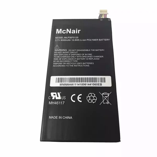 Baterai Tablet Original McNair MLP3970125,Verizon Elipsis QMV7A,QMV7B