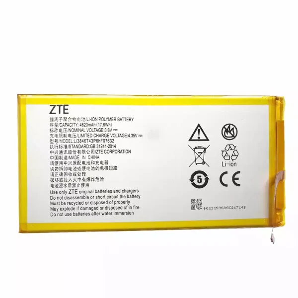 Baterai Tablet Original Li3846T43P6hF07632,ZTE K88 AT&T Trek 2 HD