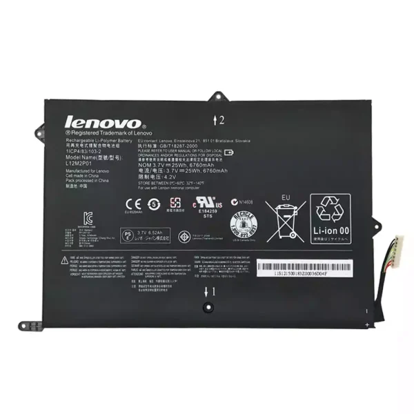 Baterai Tablet Original LENOVO miix 2 10