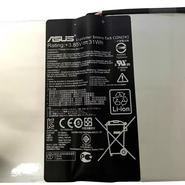 Baterai Tablet Original ASUS Transformer Book TX201LAF - Image 3