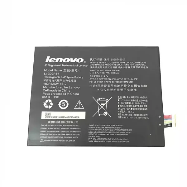 Baterai Tablet Original LENOVO L12D2P31,LENOVO S6000