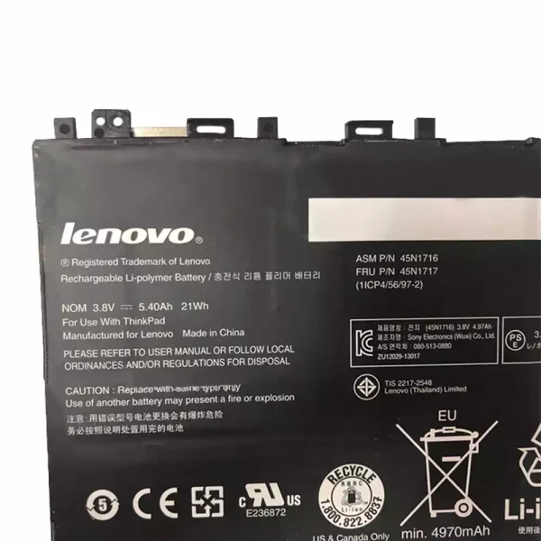 Baterai Tablet Original LENOVO Thinkpad 8 - Image 3