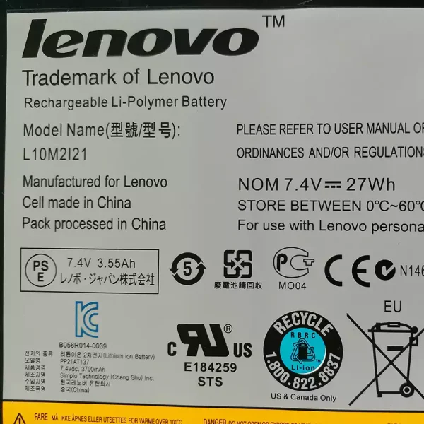 Baterai Tablet Original LENOVO Lepad Y1011 S1 K1 - Image 3