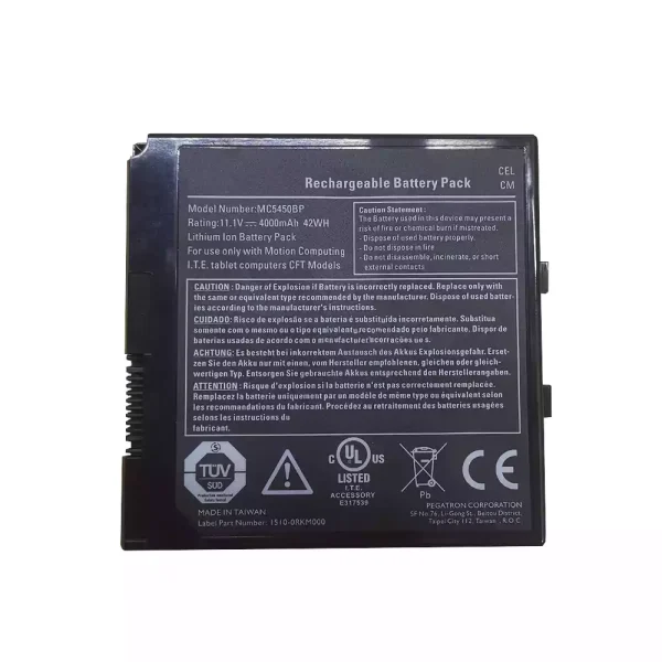 Baterai Tablet Original Motion C5 F5,MC-C5 MC-C5v MC-F5 MC-F5v