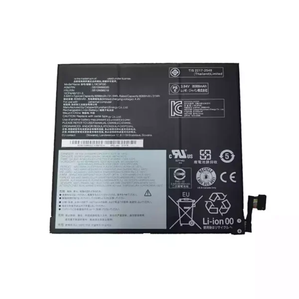 Baterai Tablet Original LENOVO L19C3PG0 L19M3PG0,Chromebook 10E