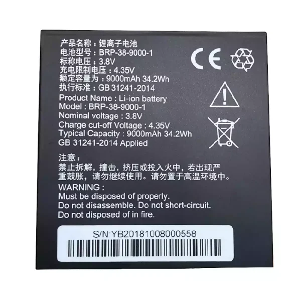 Baterai Tablet Original BRP-38-9000-1