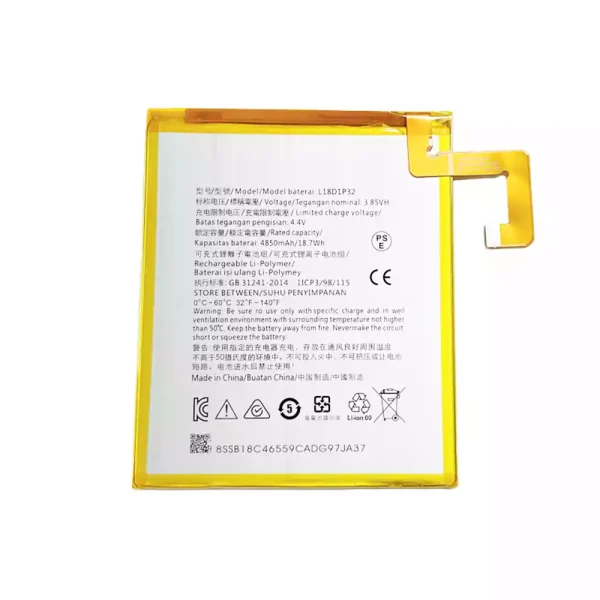 Baterai Tablet Original LENOVO L18D1P32