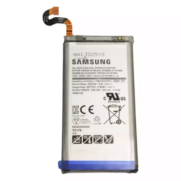 Baterai Original EB-BG950ABE,EB-BG950ABA for Samsung Galaxy S8,G950,G9500,G9508