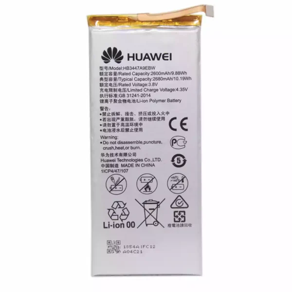 Baterai Original HB3447A9EBW for Huawei P8