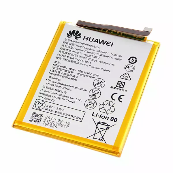 Baterai Original HB366481ECW for Huawei P9,P10 lite,G9,G9 lite,Honor 8,Honor 5c,nova 3e - Image 3