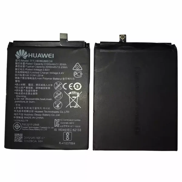 Baterai Original HB386280ECW for Huawei P10,Honor 9 - Image 3